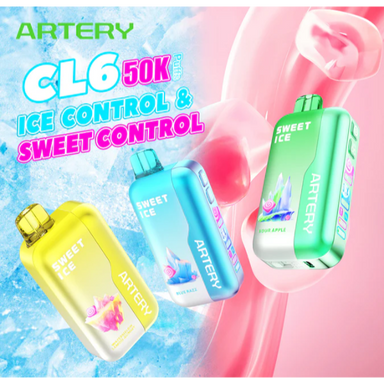 Best Deal Artery CL6 50,000 Puffs Disposable Vape 26mL 5 Pack