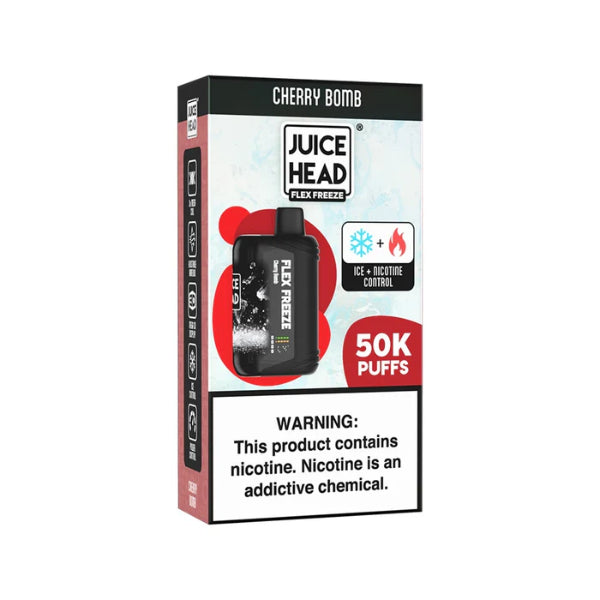 Juice Head Flex Freeze 50K Ice + Nic Control Cherry Bomb